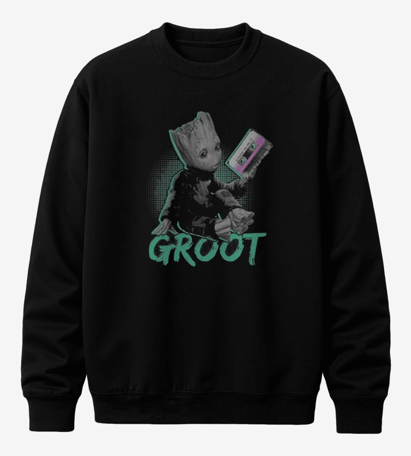 Poleron polo Negro de groot