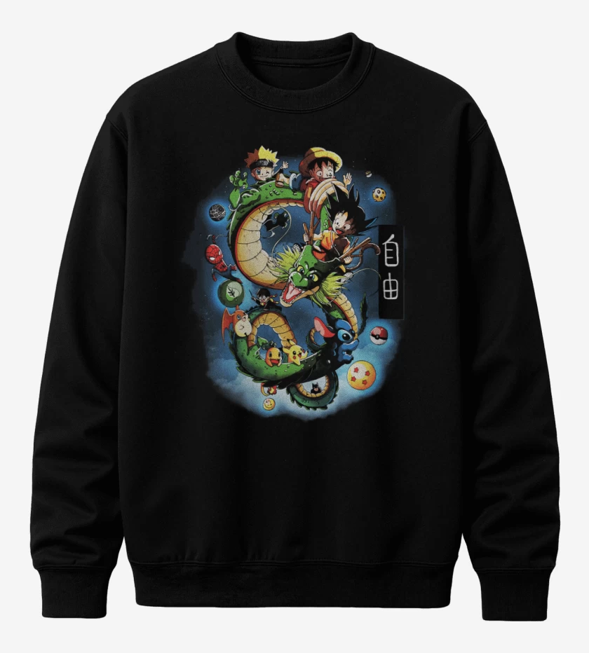 Poleron polo Negro de Dragoncillo