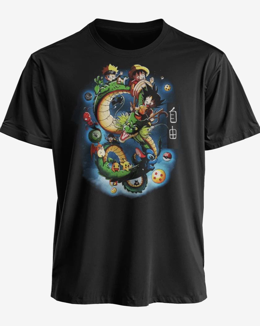 Polera premium Negro de Dragoncillo