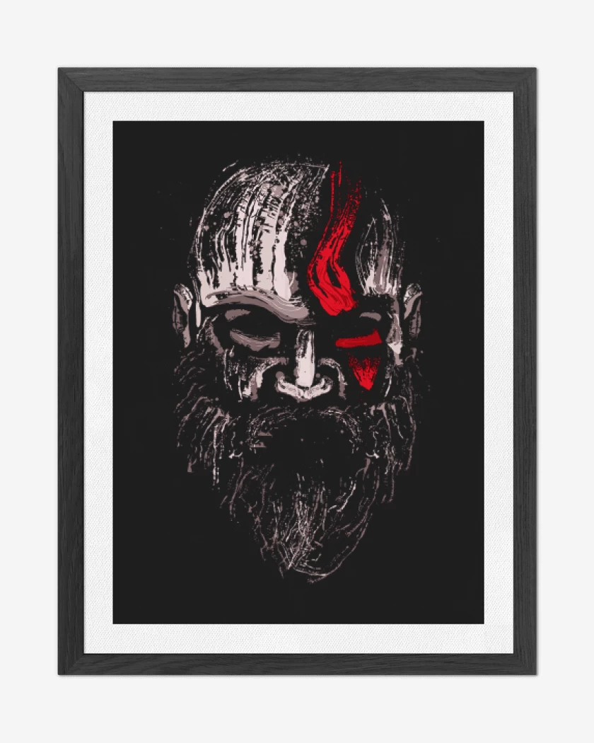 Cuadro decorativo Kratos full color