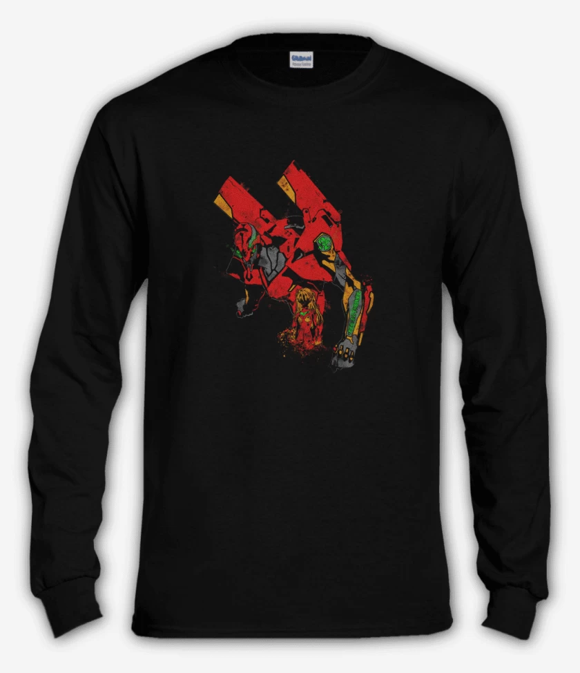 Polera manga larga Negro de Eva 02
