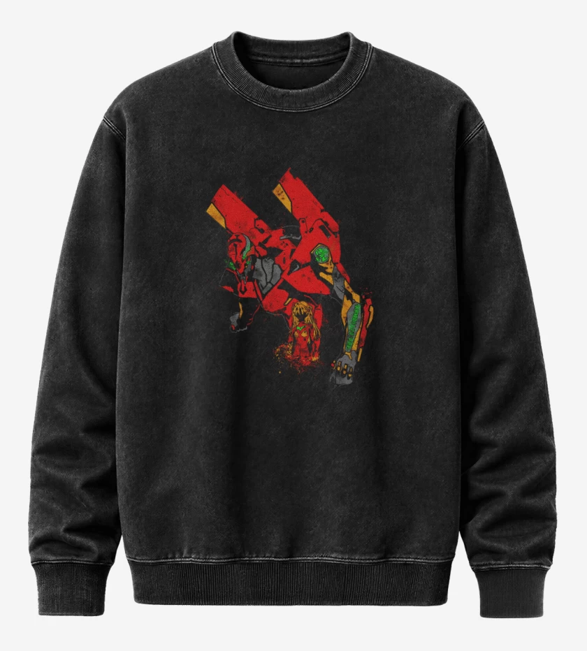 Poleron Polo Acid Wash Negro de Eva 02