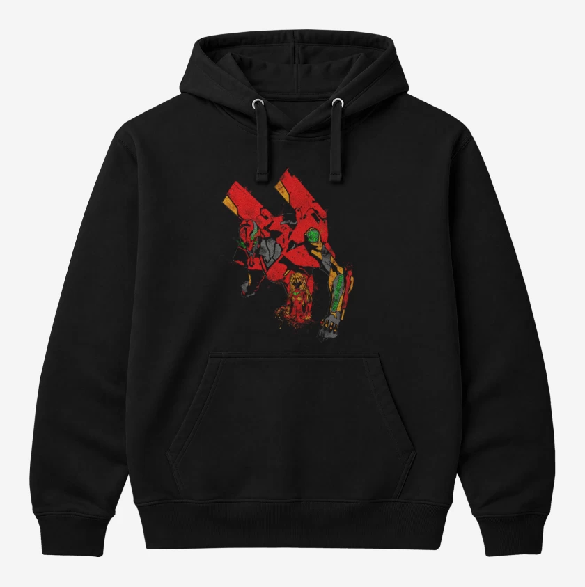 Polerón Canguro Negro de Eva 02
