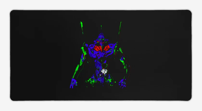 Mouse pad Gamer Negro de Eva 01