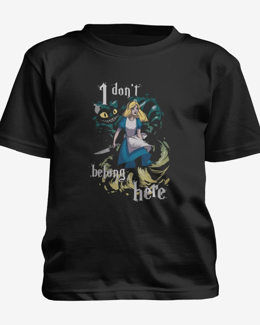 Polera de niño Negro de Alicia 