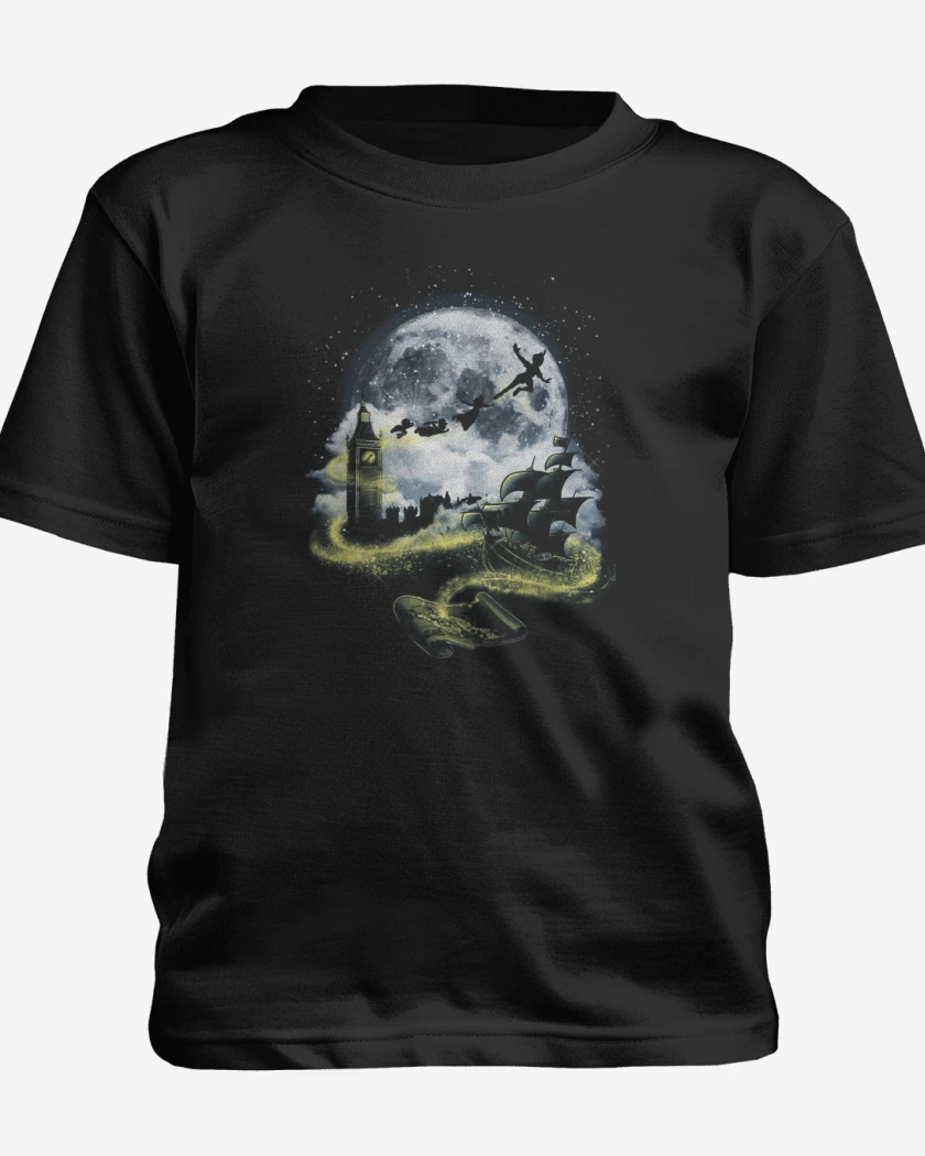 Polera de niño Negro de Peter pan 