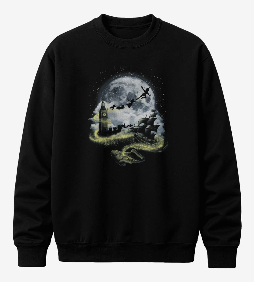 Poleron polo Negro de Peter pan 