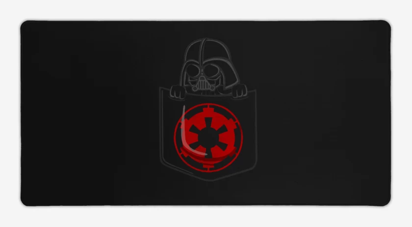 Mouse pad Gamer Negro de vader bolsillo