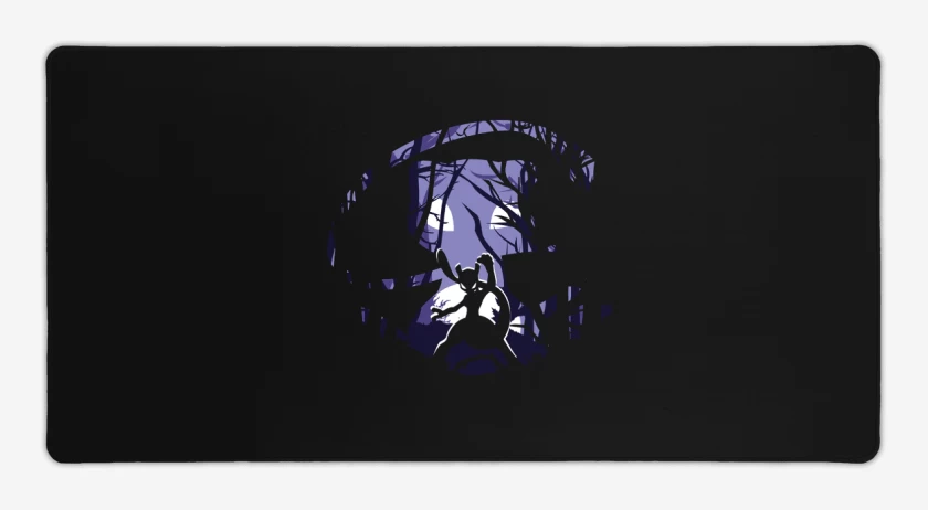Mouse pad Gamer Negro de Mewtwo