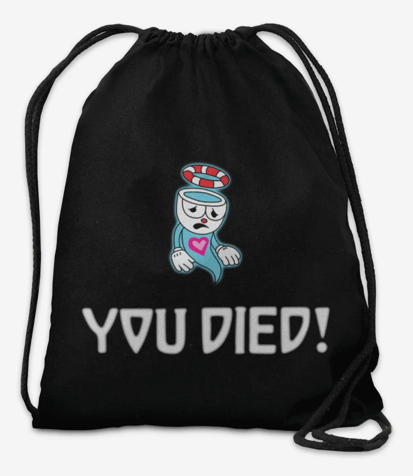 Mochila Cup head you died!