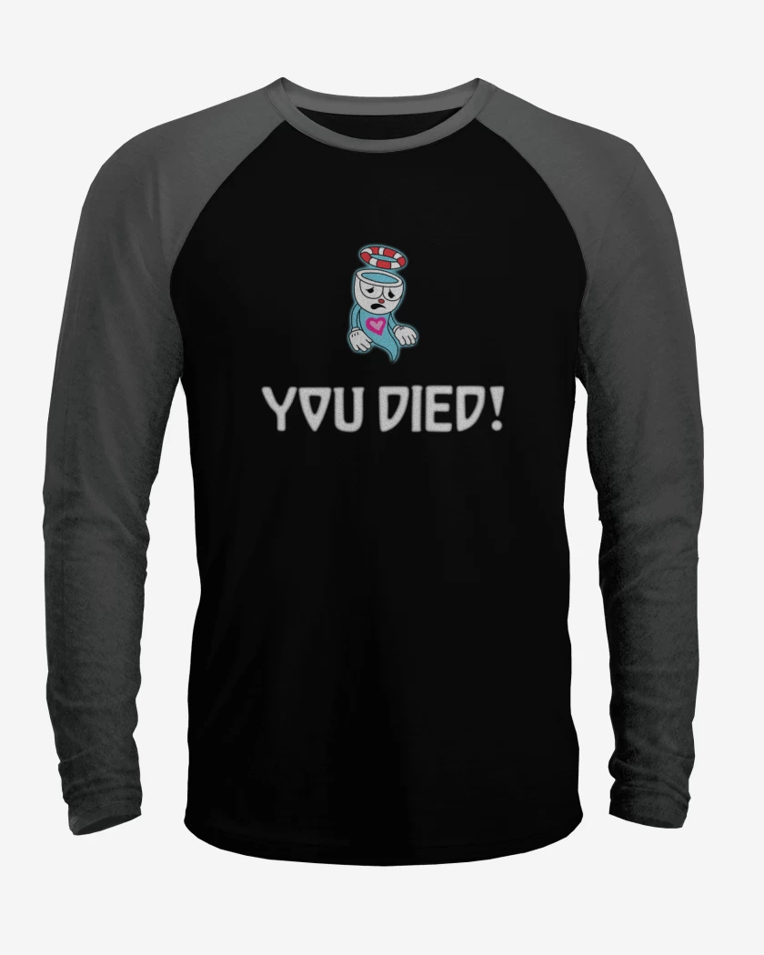 Polera Raglan Cup head you died!