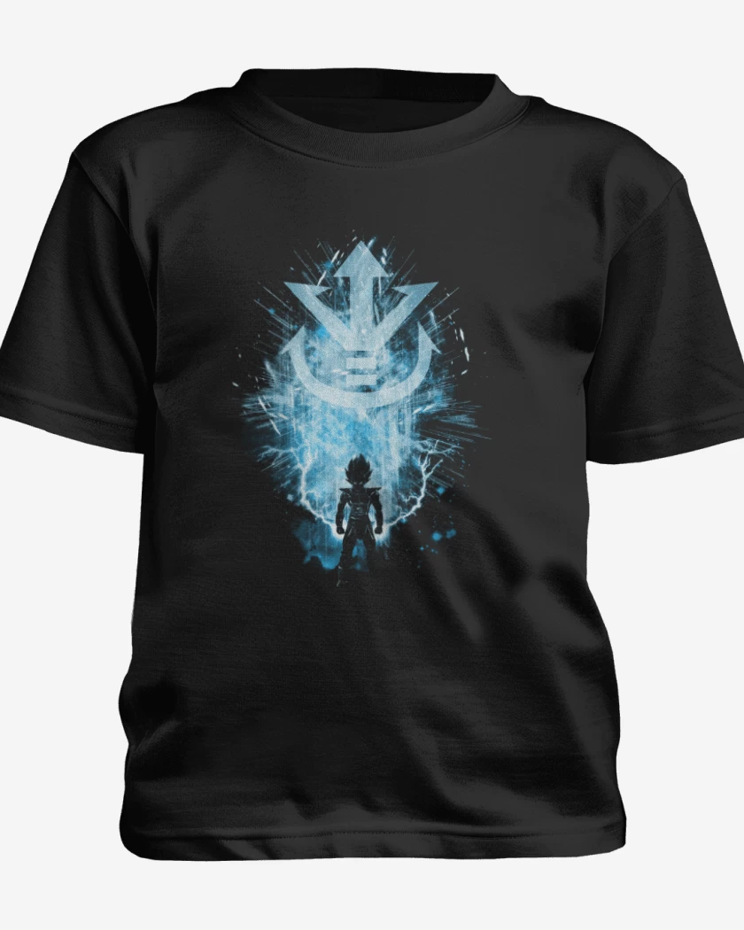 Polera de niño Negro de vegeta 4