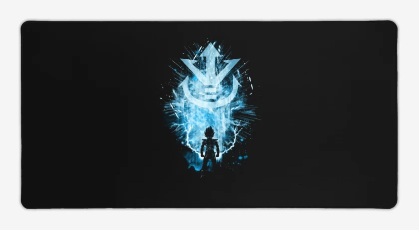 Mouse pad Gamer Negro de vegeta 4