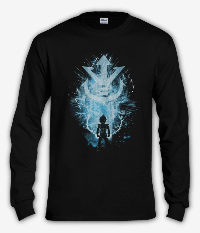 Polera manga larga Negro de vegeta 4