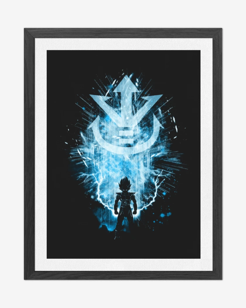 Cuadro decorativo Negro de vegeta 4