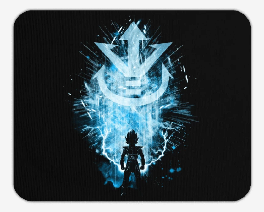 Mousepad Negro de vegeta 4