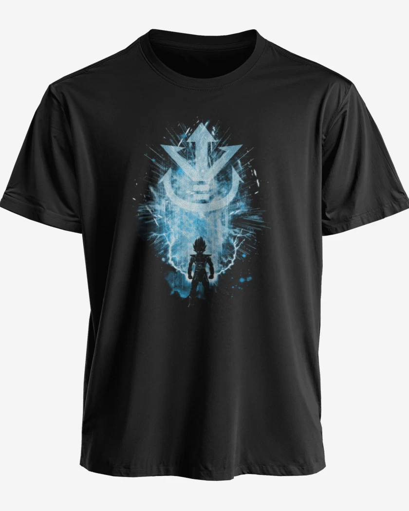 Polera premium Negro de vegeta 4