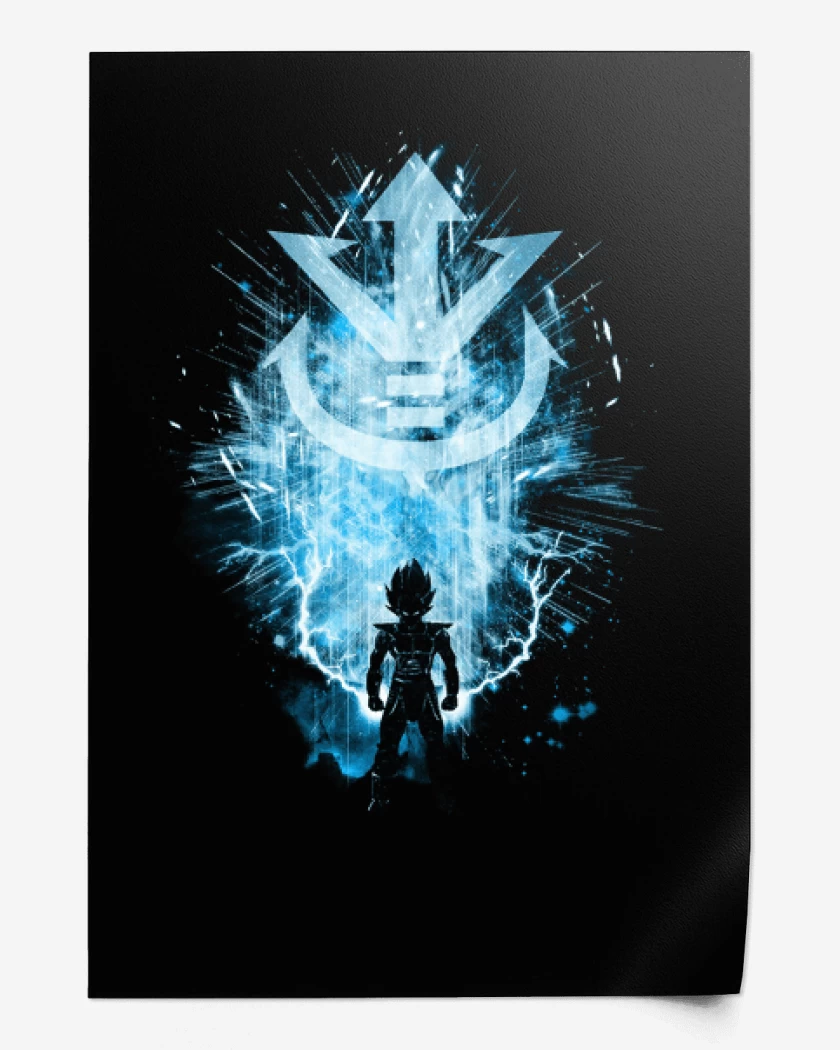 Print Negro de vegeta 4