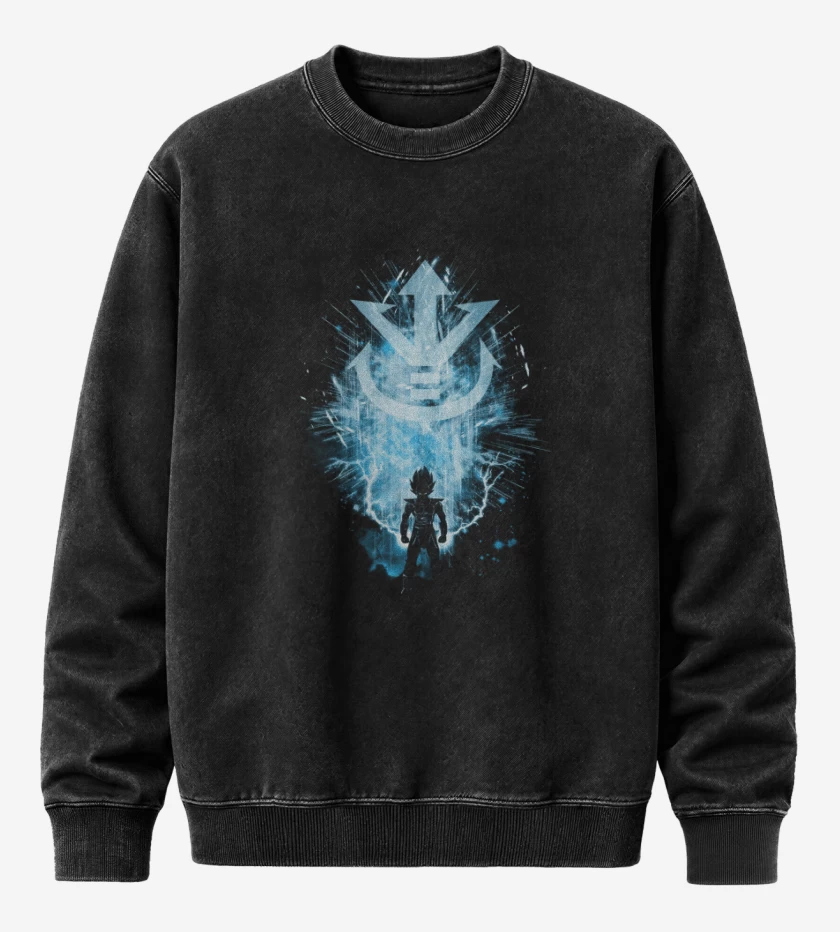 Poleron Polo Acid Wash Negro de vegeta 4