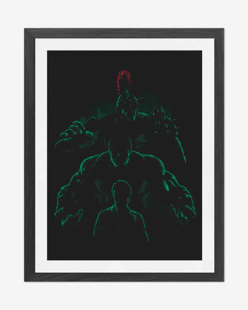 Cuadro decorativo Negro de Hulk 2
