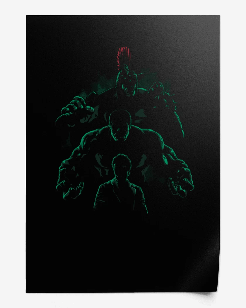 Print Negro de Hulk 2
