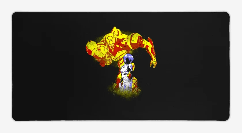 Mouse pad Gamer Negro de eva 00