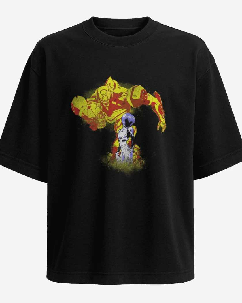 Polera Oversize Negro de eva 00