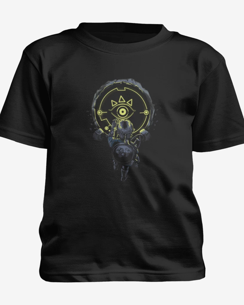 Polera de niño Negro de Link full color