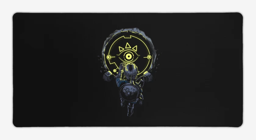 Mouse pad Gamer Negro de Link full color