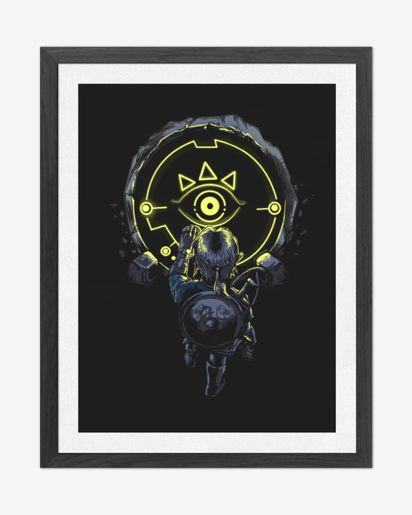 Cuadro decorativo Negro de Link full color