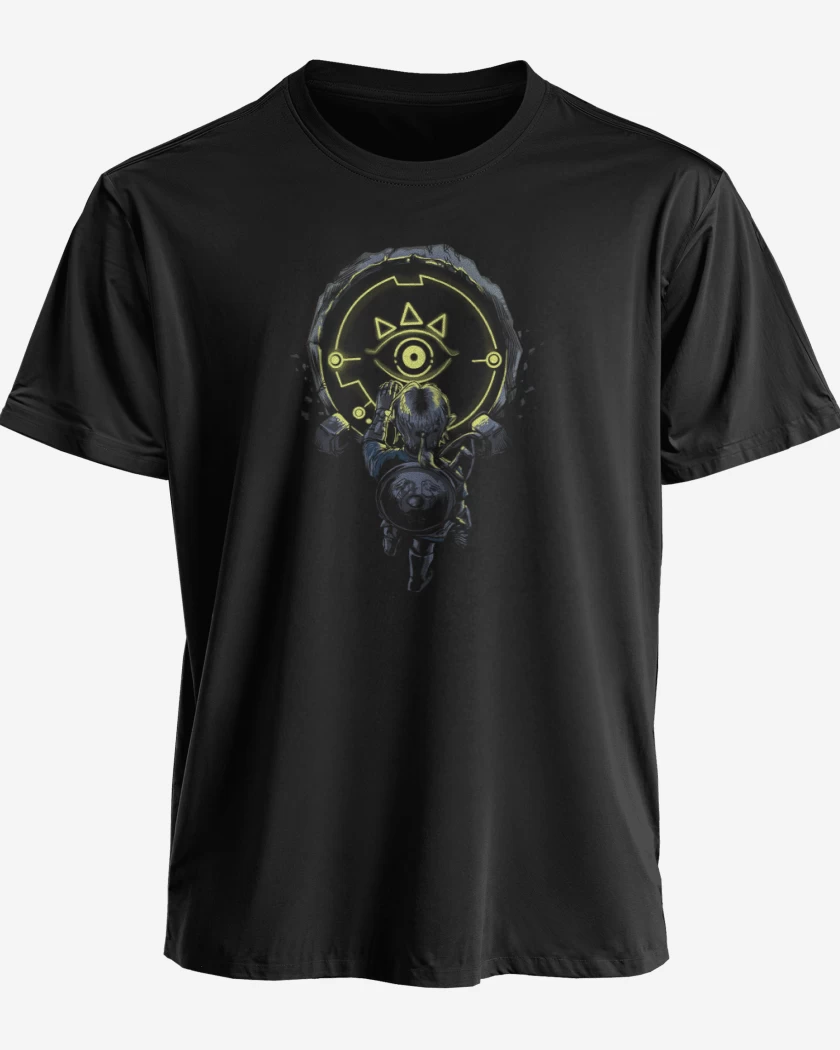Polera premium Negro de Link full color