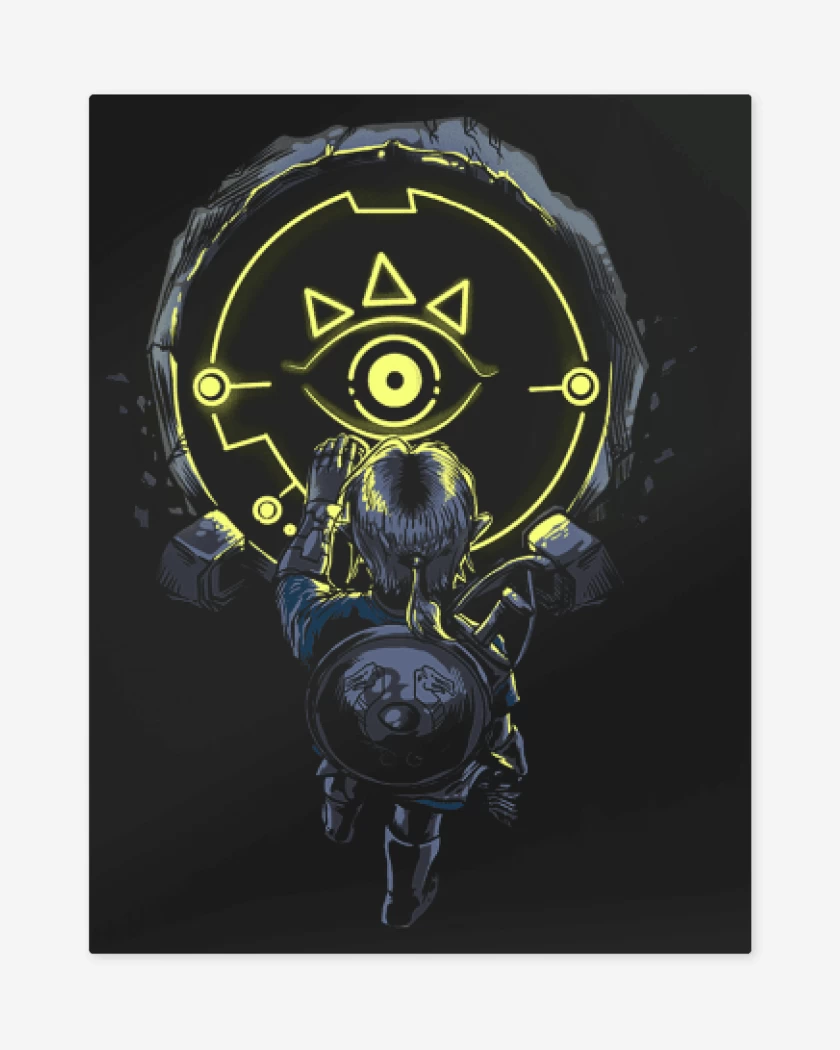 Print metalico Negro de Link full color