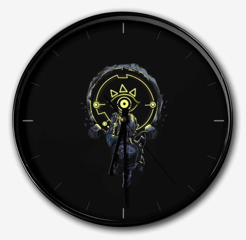 Reloj Negro de Link full color