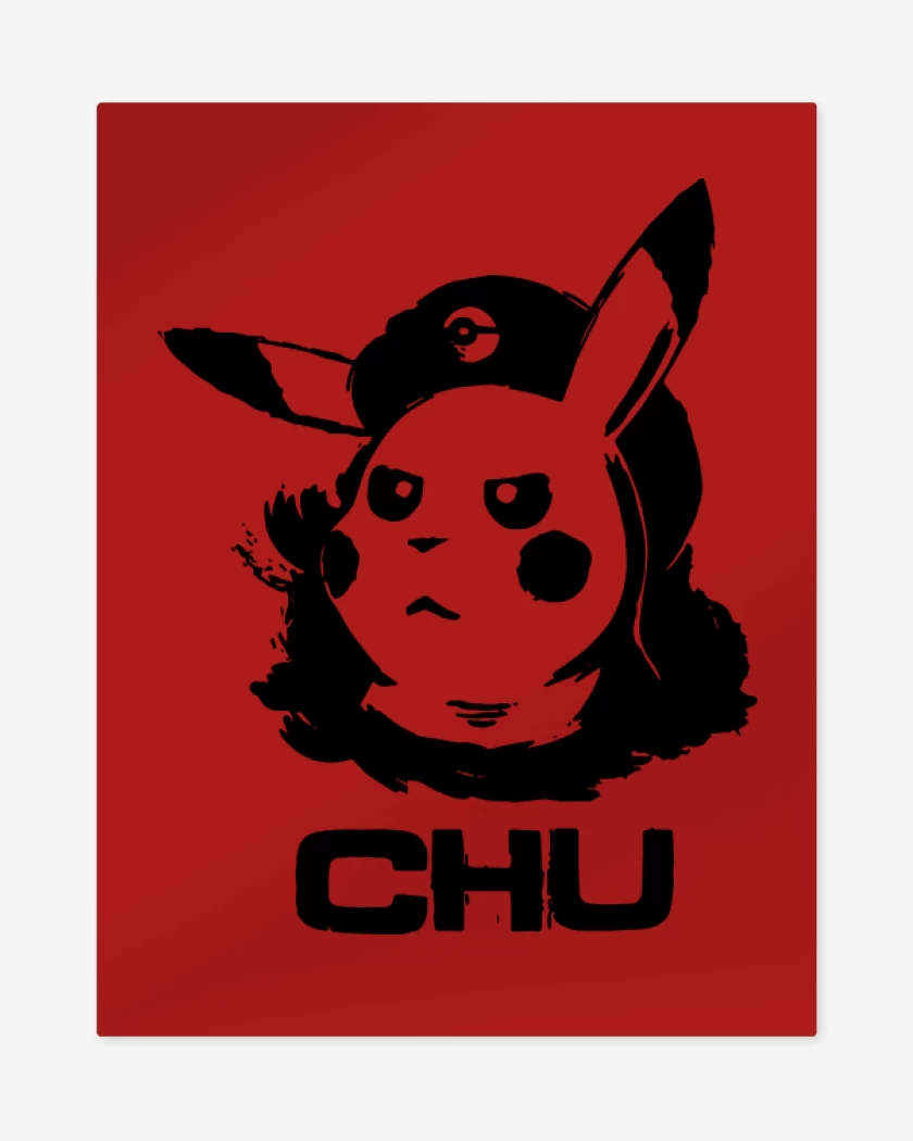 Print metalico Rojo de El Chu