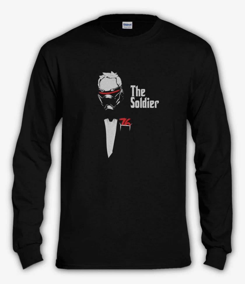 Polera manga larga Negro de The soldier