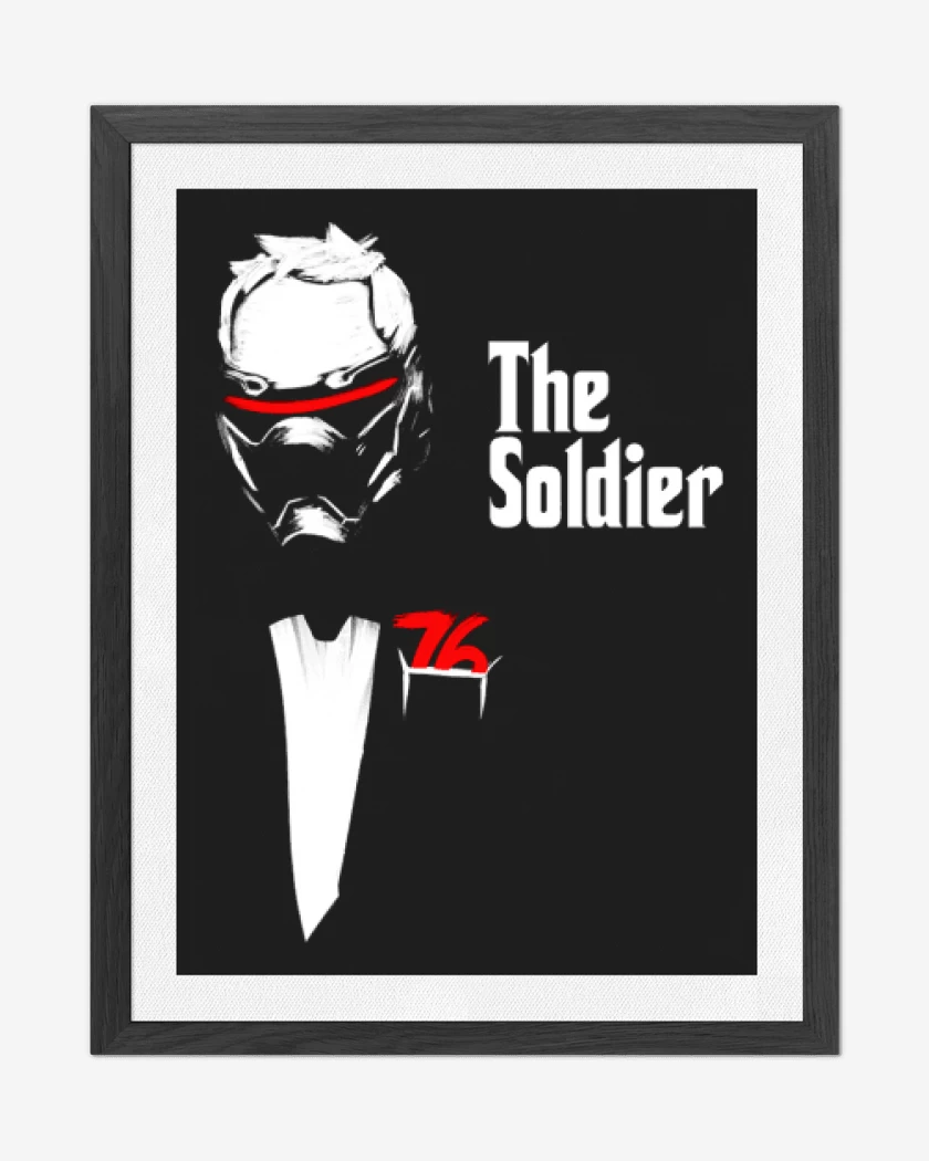 Cuadro decorativo Negro de The soldier