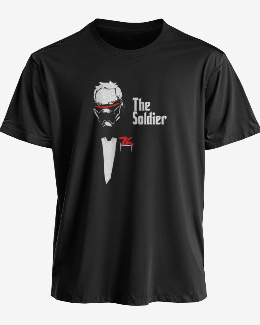 Polera premium Negro de The soldier
