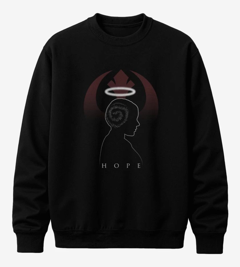 Poleron polo Negro de Leia