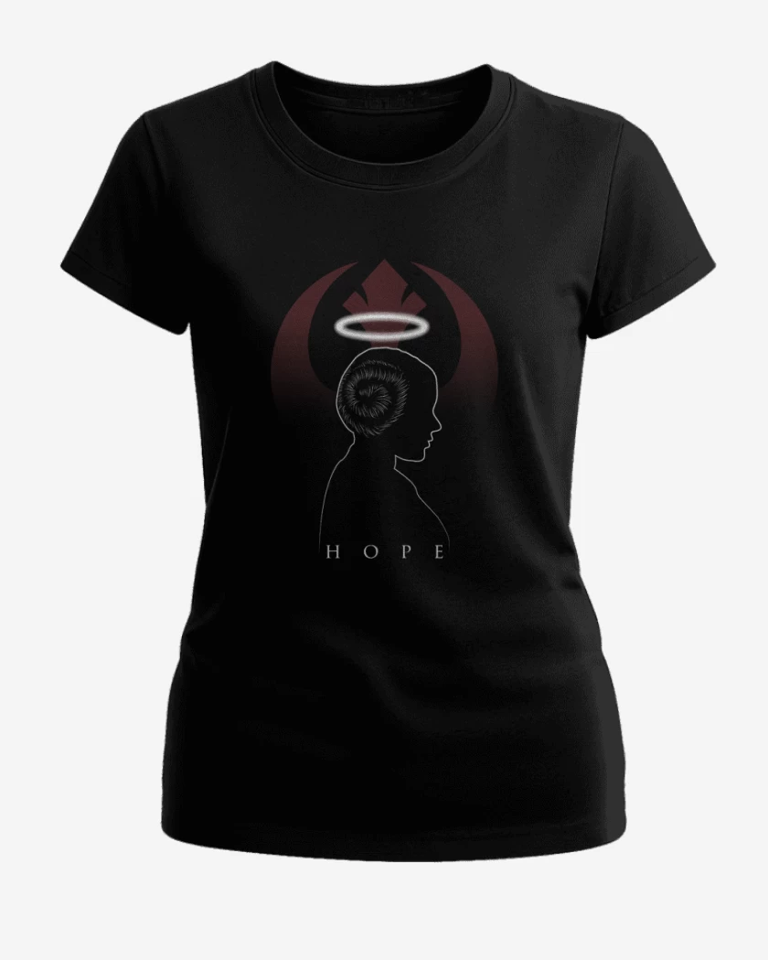 Polera de Mujer Negro de Leia