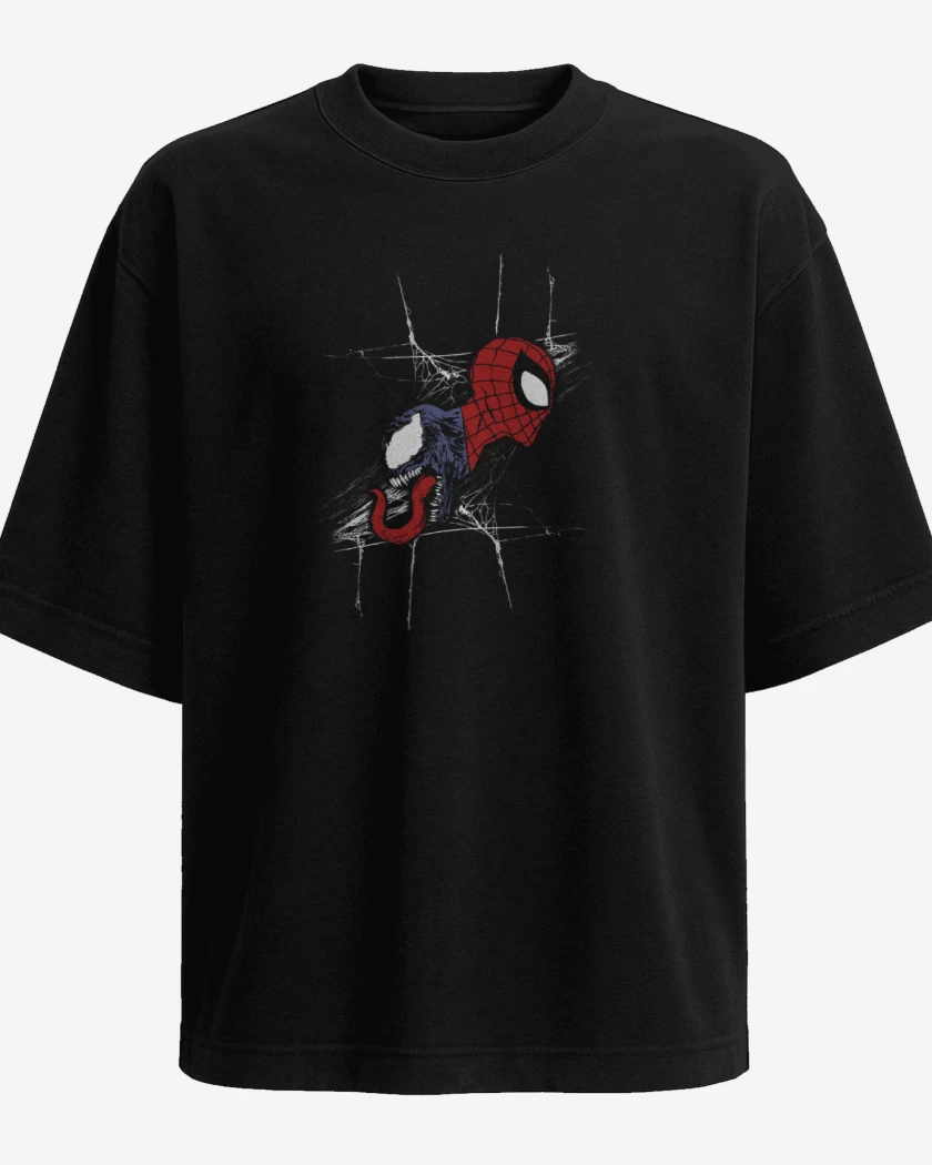 Polera Oversize Araña vs Veneno