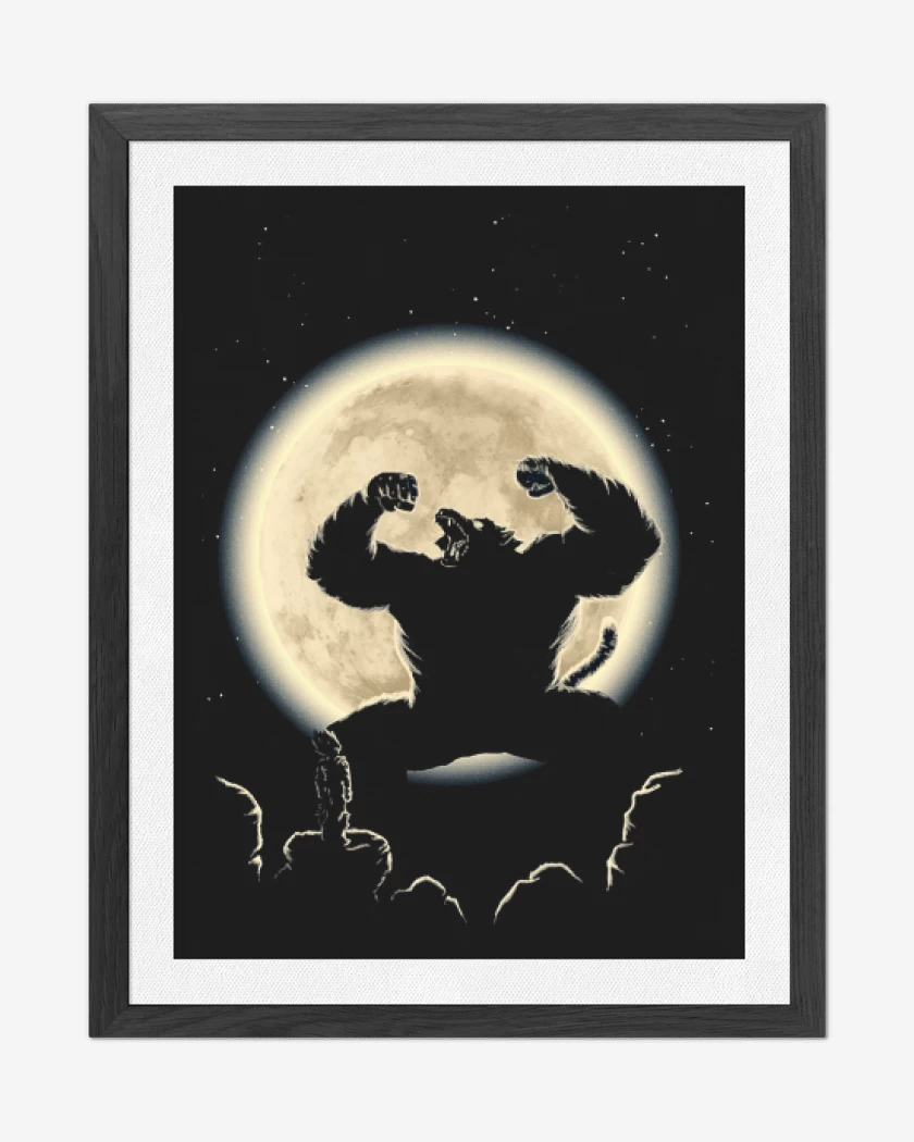 Cuadro decorativo Negro de Mono dbz