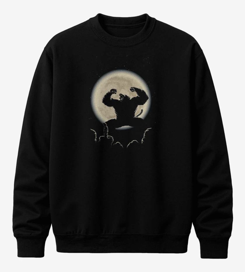 Poleron polo Negro de Mono dbz
