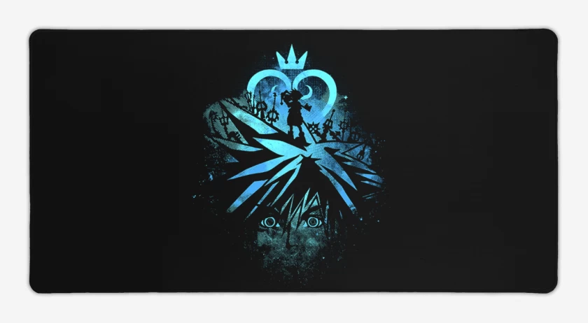 Mouse pad Gamer Negro de sora