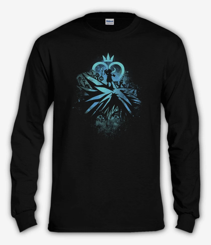 Polera manga larga Negro de sora