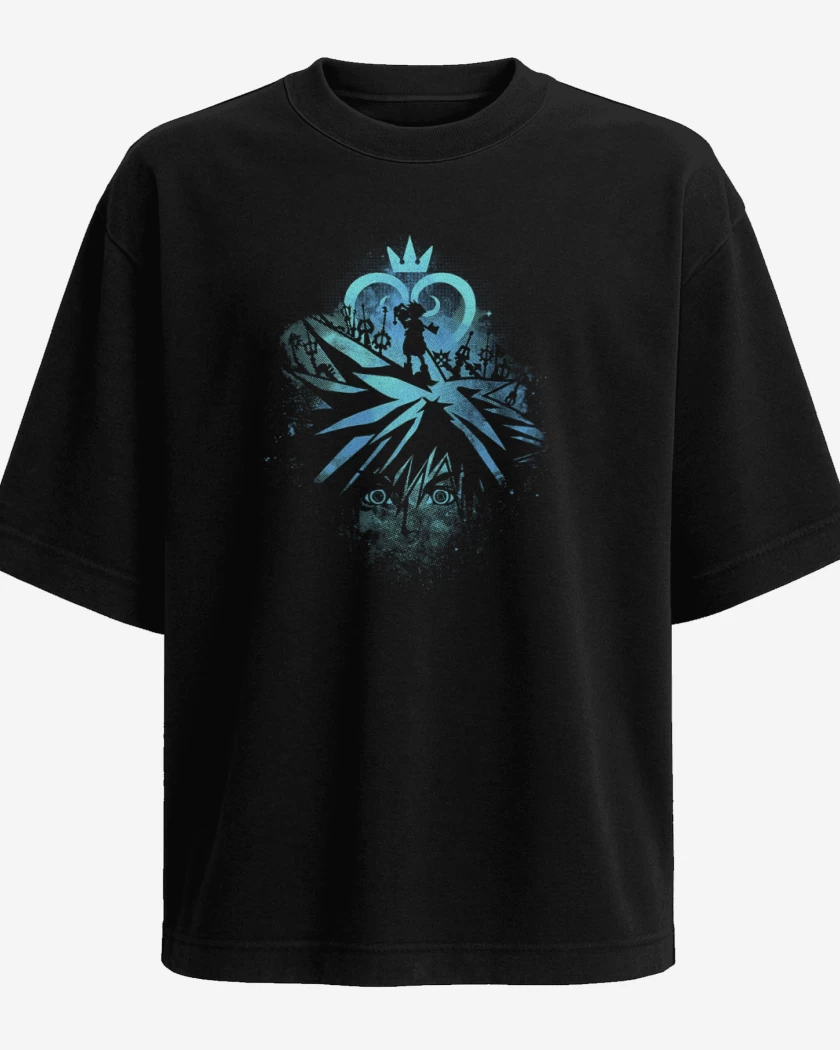 Polera Oversize Negro de sora