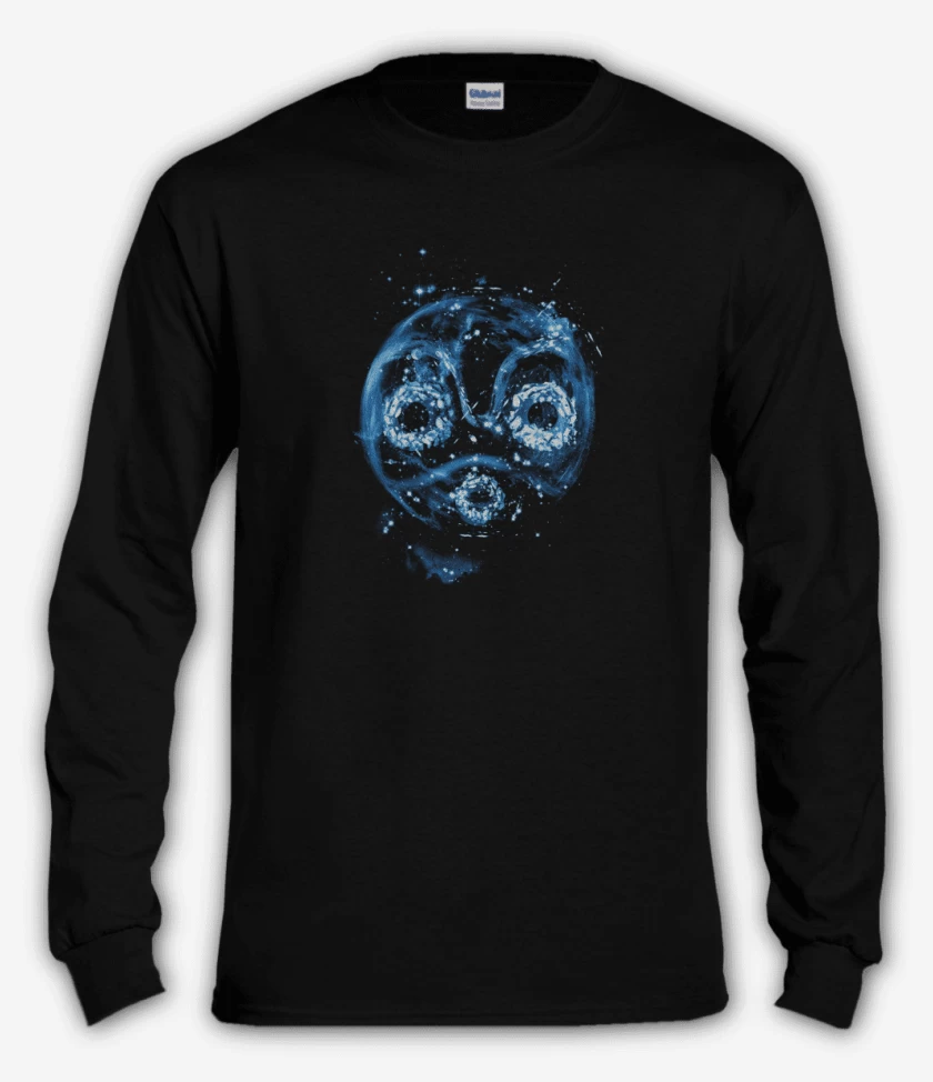 Polera manga larga Negro de mononoke full color