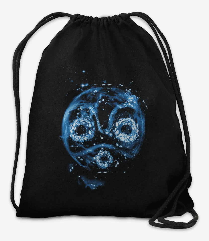 Mochila Negro de mononoke full color