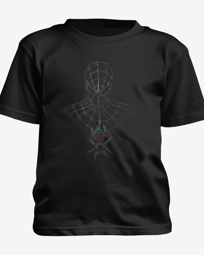 Polera de niño Negro de Araña