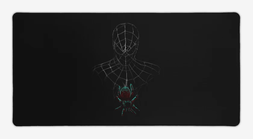 Mouse pad Gamer Negro de Araña