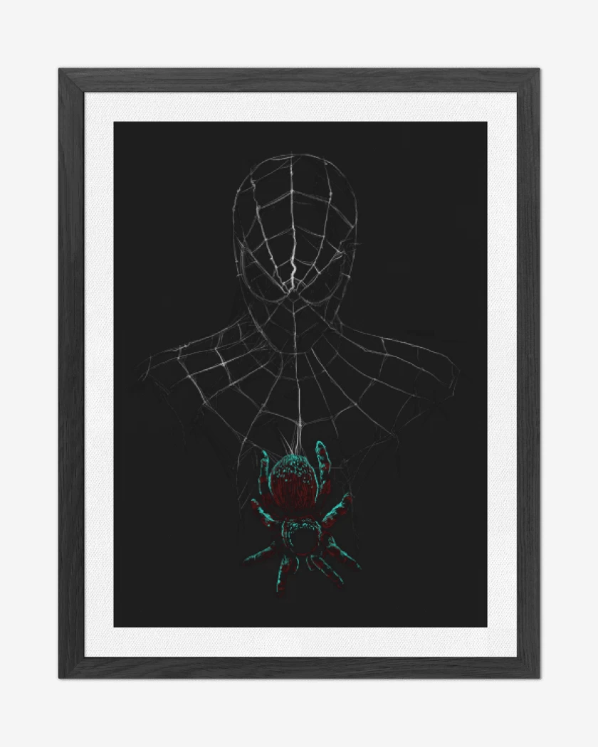 Cuadro decorativo Negro de Araña